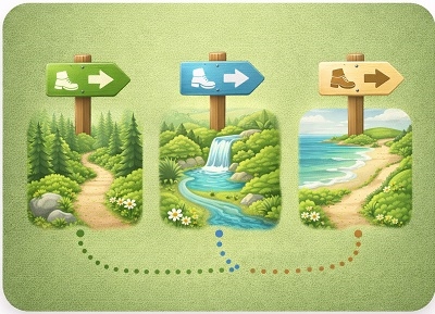 פירוט המסלולים